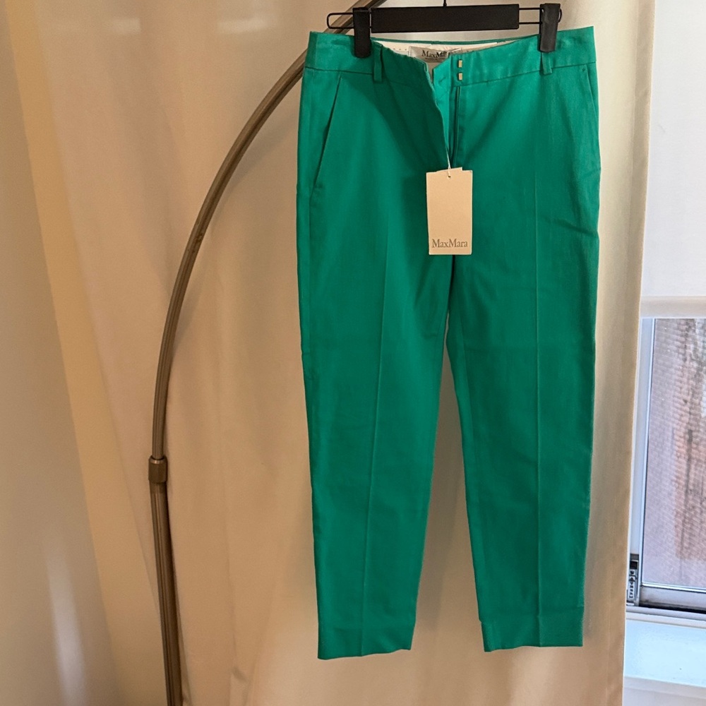 MaxMara Vibrant Green Chinos for Men
